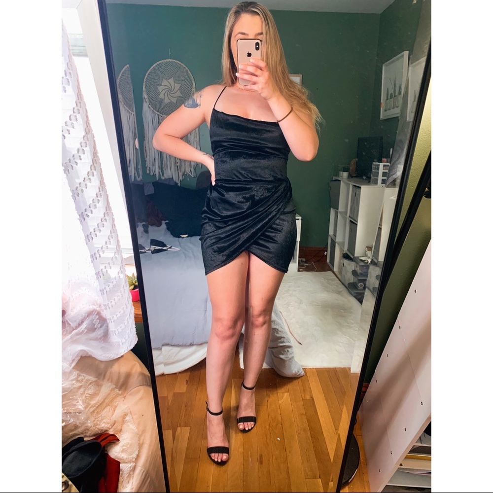 Black Velvet Dress